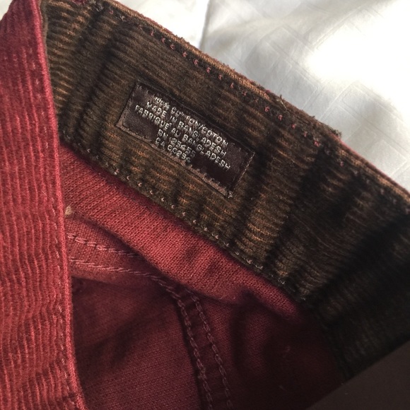 Black Brown Corduroy Slim fit Jean - Picture 6 of 9